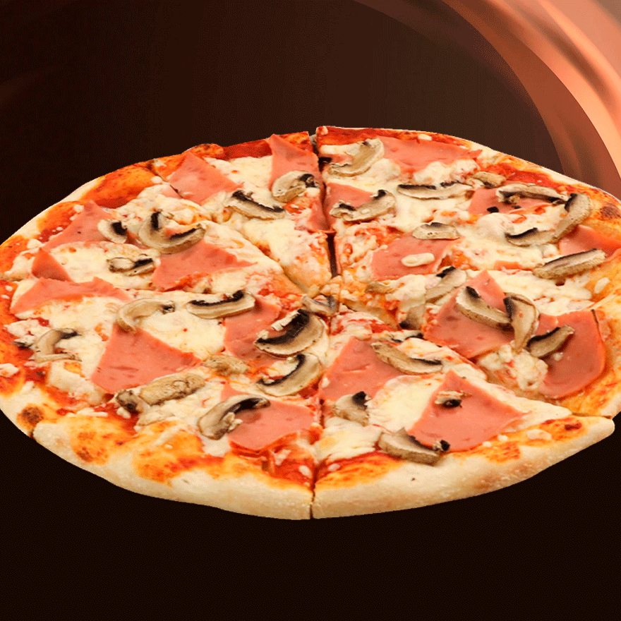 Pizza Gourmet Jamón & Champiñones Venti