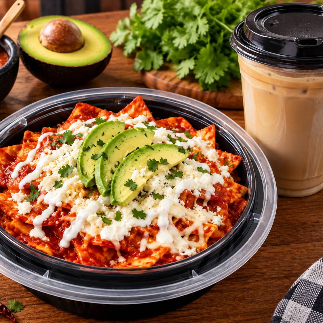 Chilaquiles + Café de la Casa