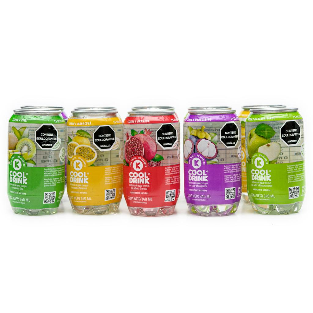 AGUA SABORIZADA CON GAS COOLDRINK ALEATORIO 340ML