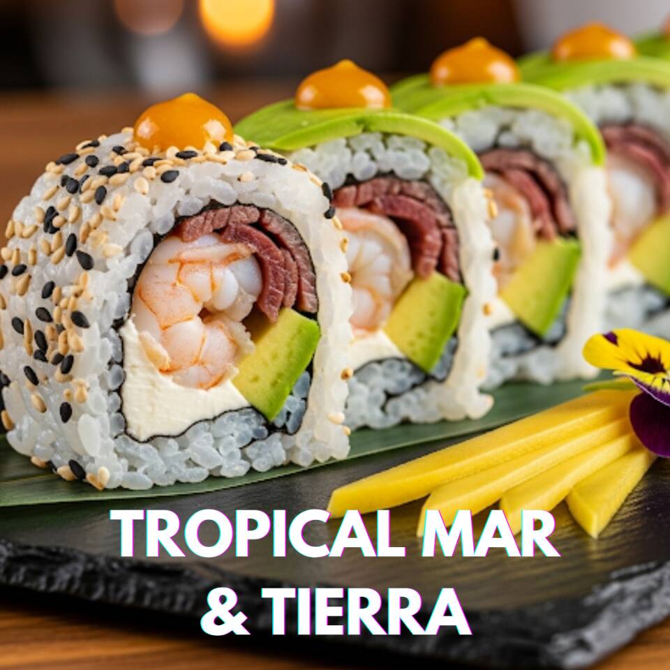 Tropical Mar & Tierra 🧀🥩🥑🦐