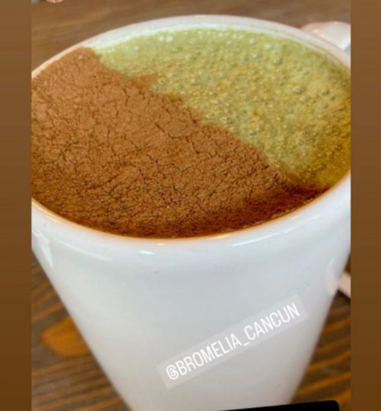Matcha latte frio