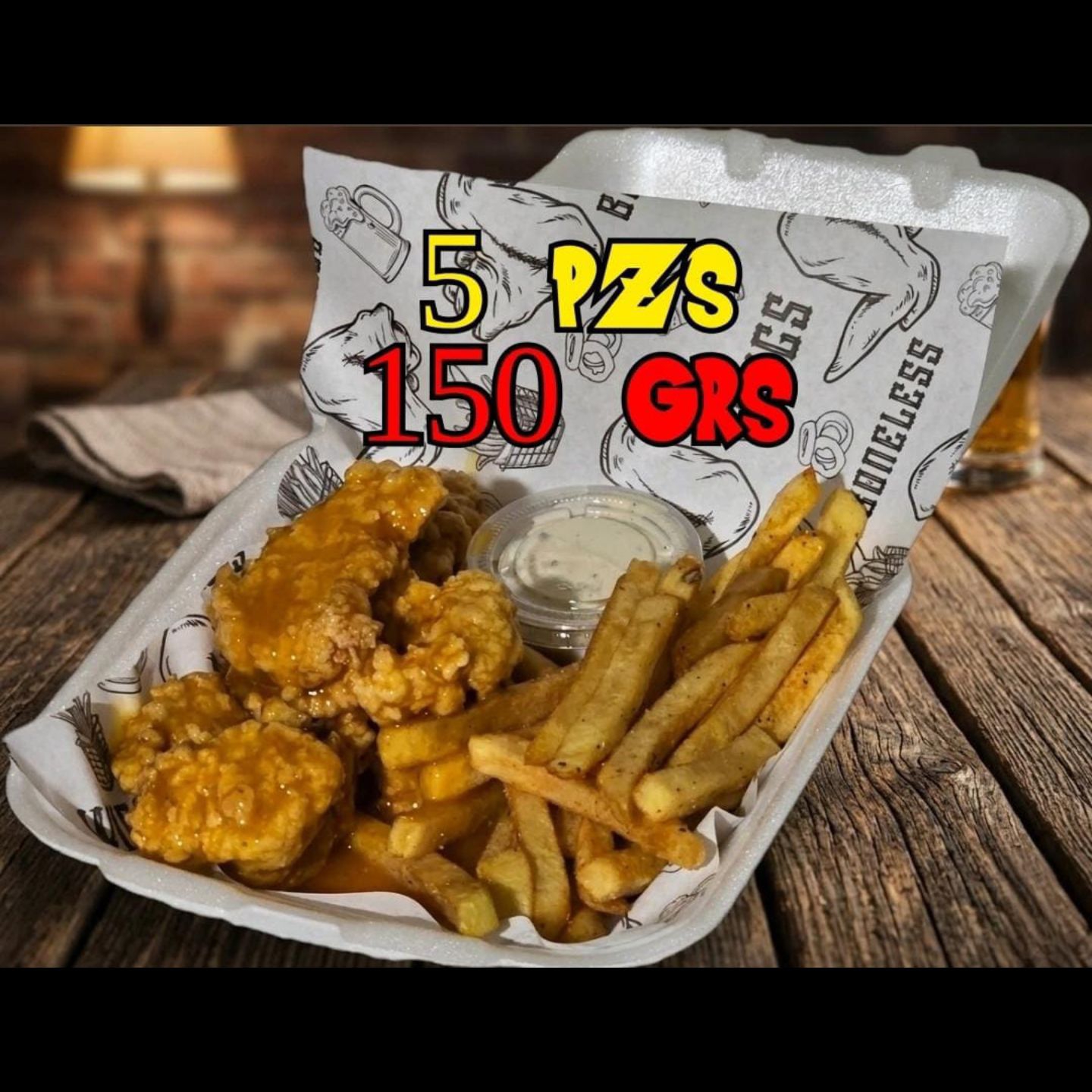 SUPER BONELESS 150GR (APROX 5PZAS)