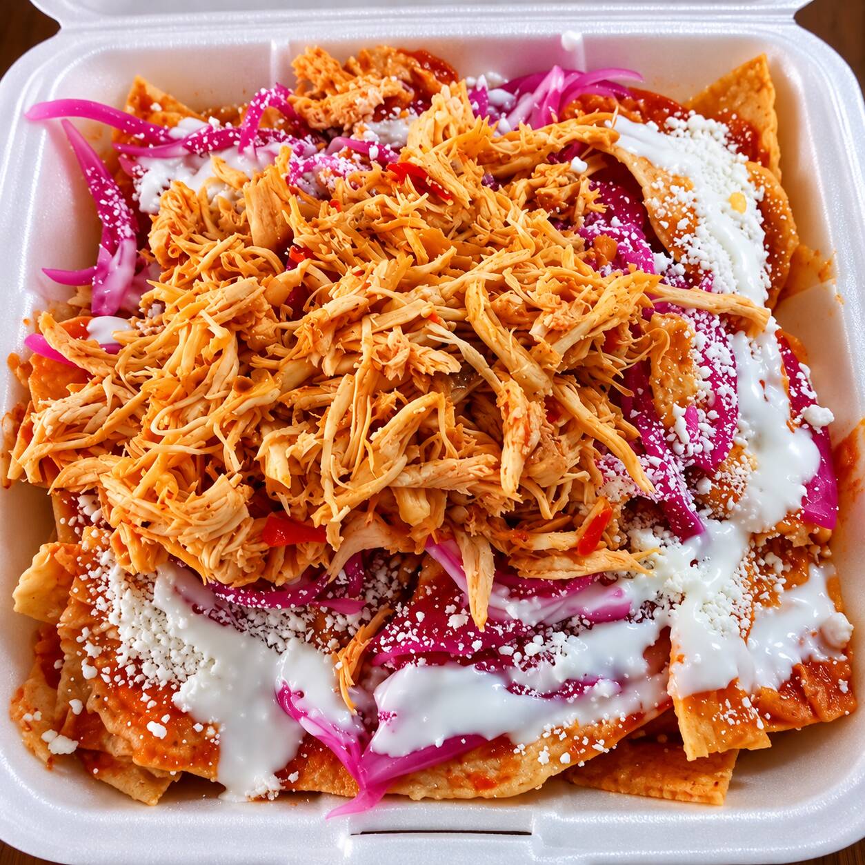 Chilaquiles de Pierna Guisada