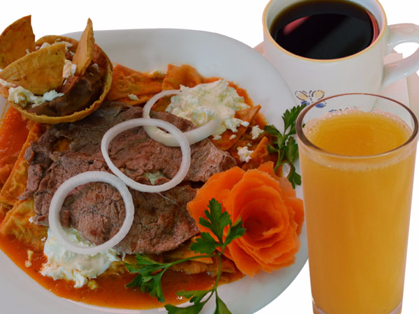 Combo 9 Chilaquiles con Bistek