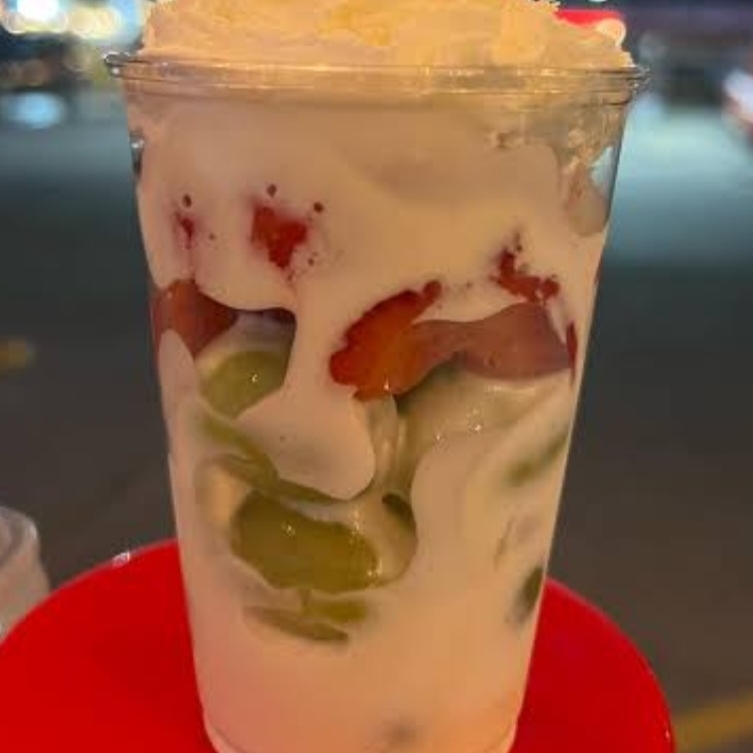 Fresas con Crema Combinadas ( Vaso Chico )