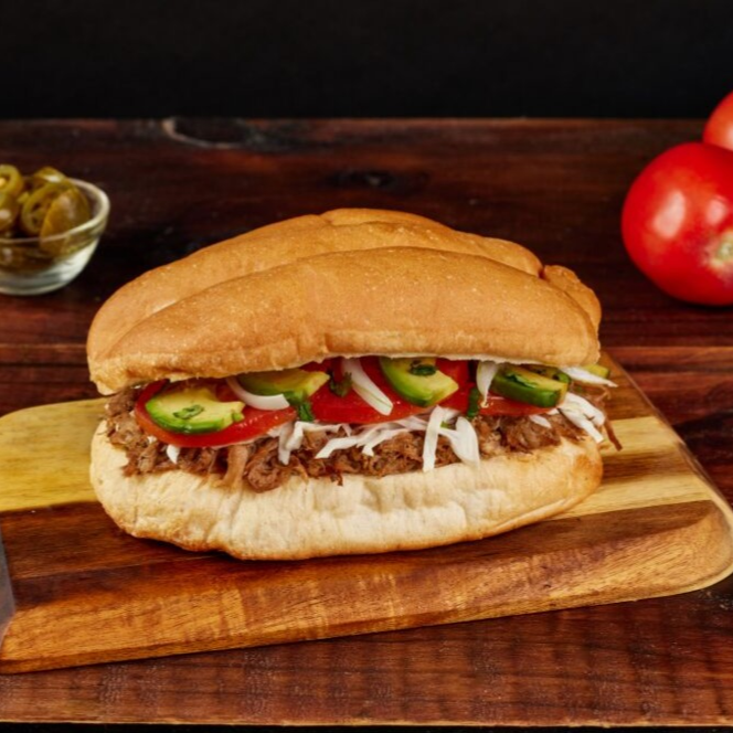 Torta de Barbacoa | Beef Barbecue Sandwich