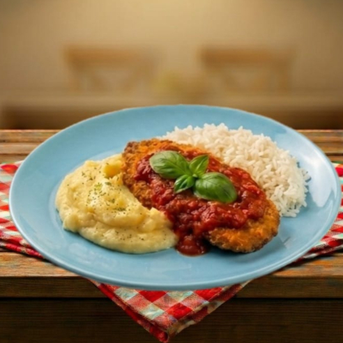 Explore um file de peixe leve e deliciosa Camadas generosas de molho de tomate fresco completam essa experiência única, proporcionando um prato que satisfaz os desejos com sua combinação equilibrada de sabores e crocância. Uma opção deliciosa para os amantes de peixe e uma interpretação inovadora do clássico.