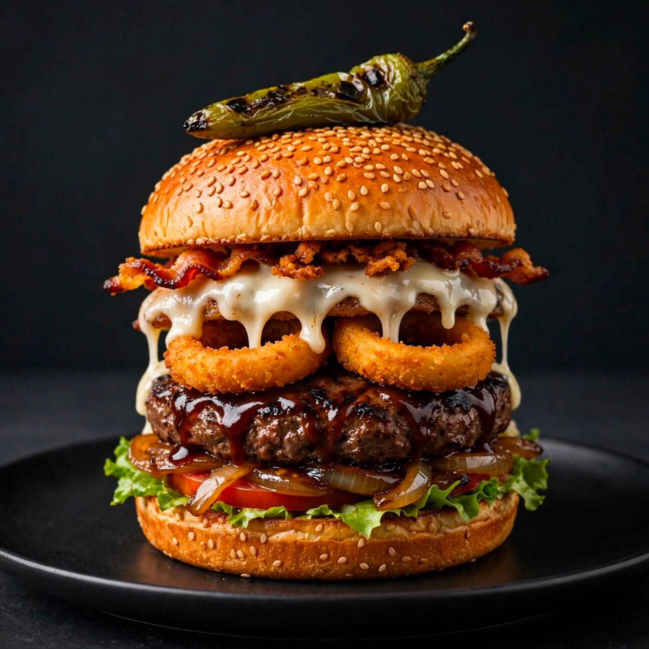 BURGER SALSA BBQ