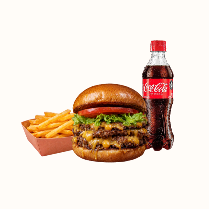 Combo Mr. Triple + Papas + Bebida