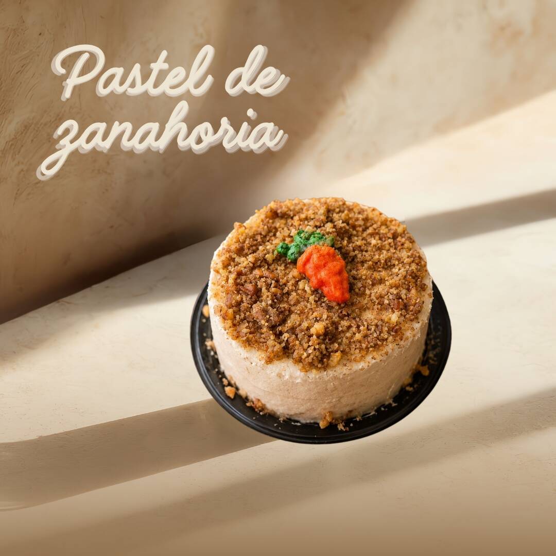 Pastel individual de zanahoria
