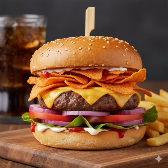 Doriburguer (incluye Papas )