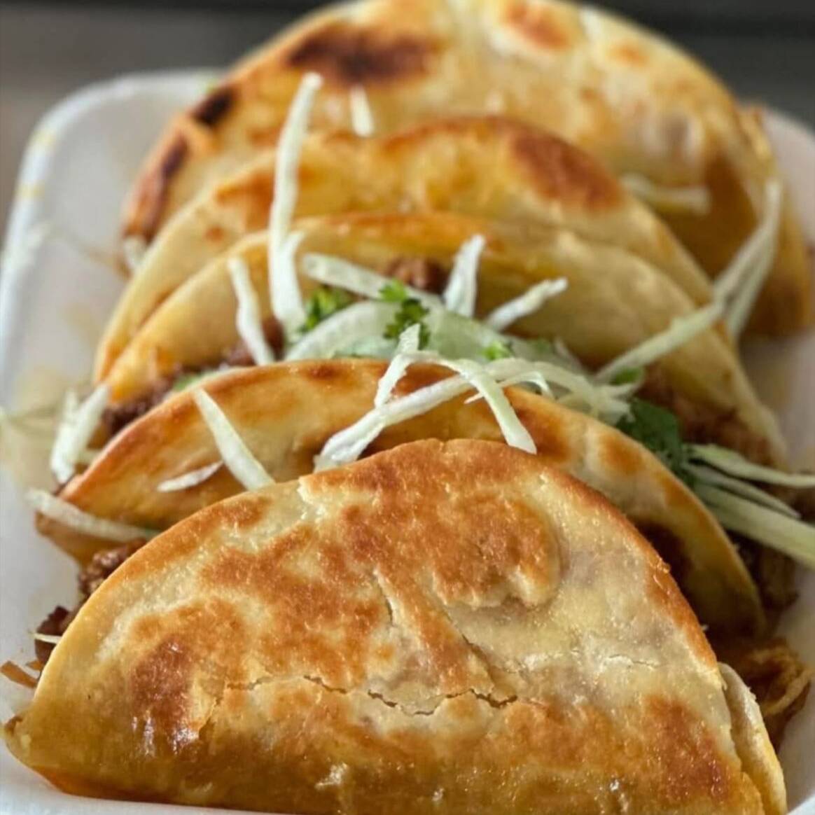 Taco de Frijol con Carne