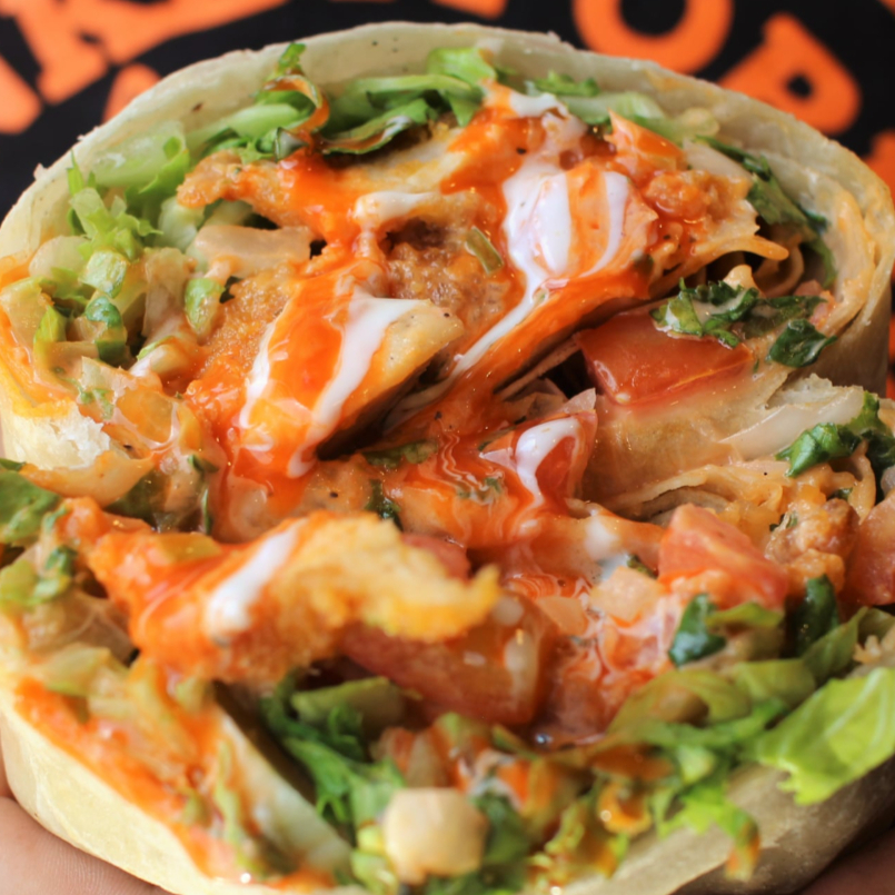 450grs. Buffalo Crispy Chicken Burrito