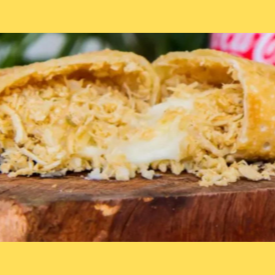 Com Recheio de Frango desfiado e Catupiry