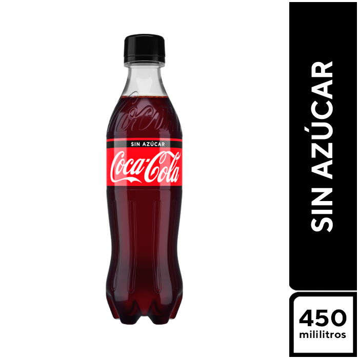 Coca Cola Sin Azucar 450ml