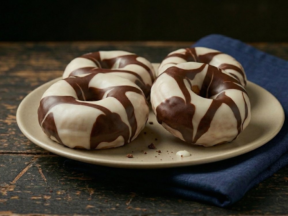 Dona Cubierta de Chocolate Blanco x4