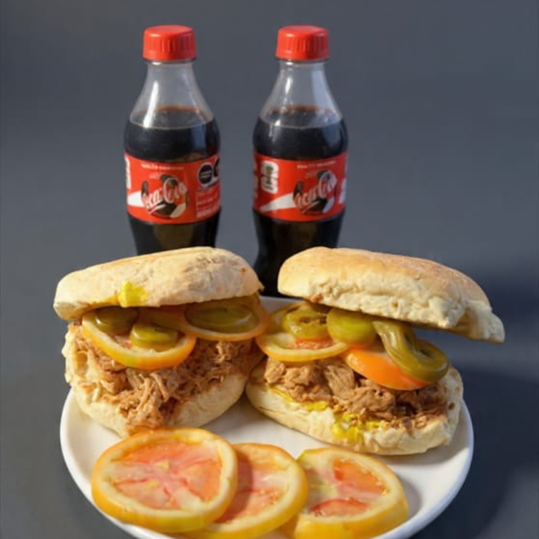 Combo para dos 2 tortas y 2 refrescos