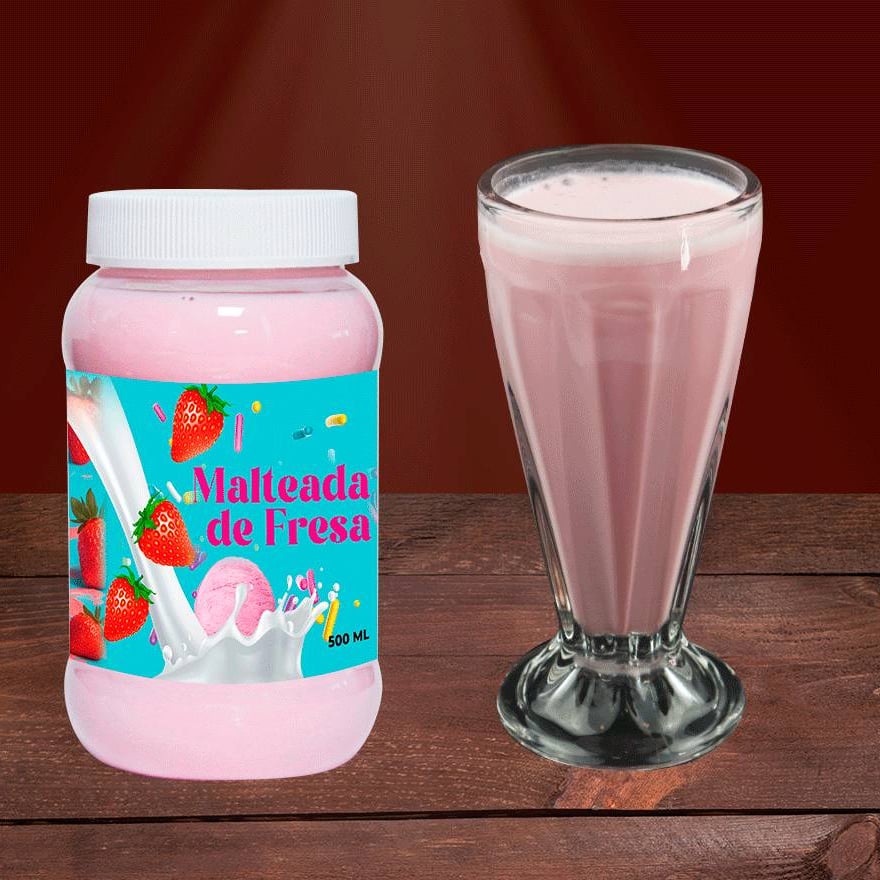 Malteada De Fresa 500 ml