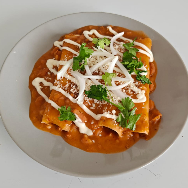 Enfrijoladas
