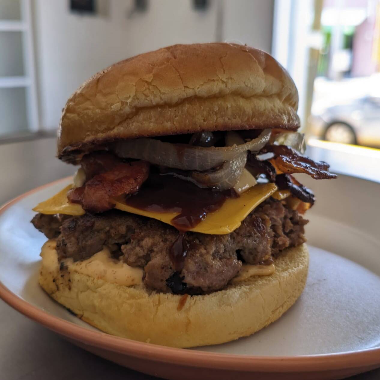 HAMBURGUESA SPICY BBQ