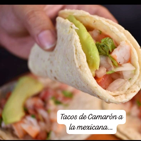 TACOS DE CAMARONES A LA MEXICANA (5)