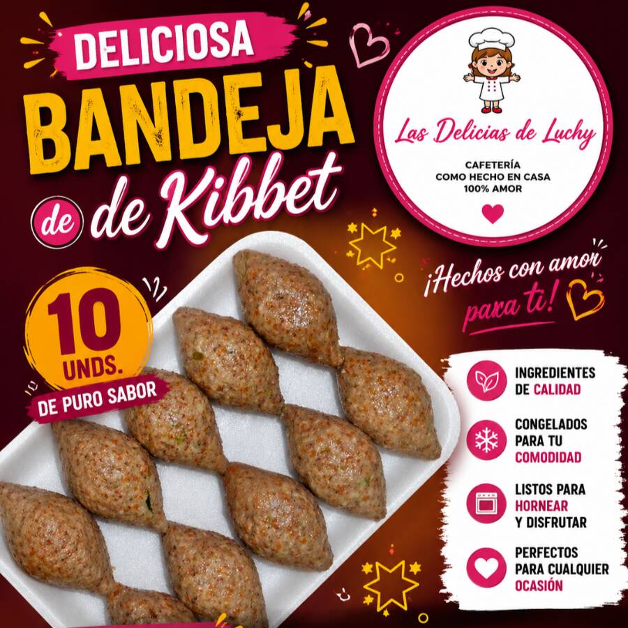 Bandeja Kibbet 20 Und Crudos