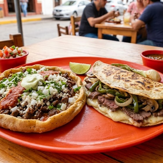 Pellizcada de Asada + Quesadilla Mixta