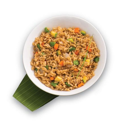 Yakimeshi verdura y carne