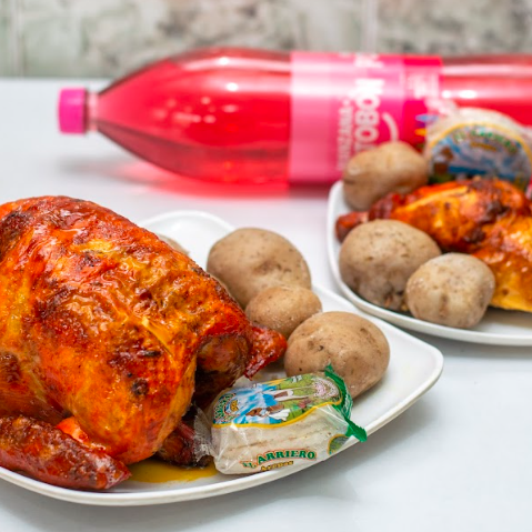 Combo 1 Pollo y Medio + Gaseosa 1 L