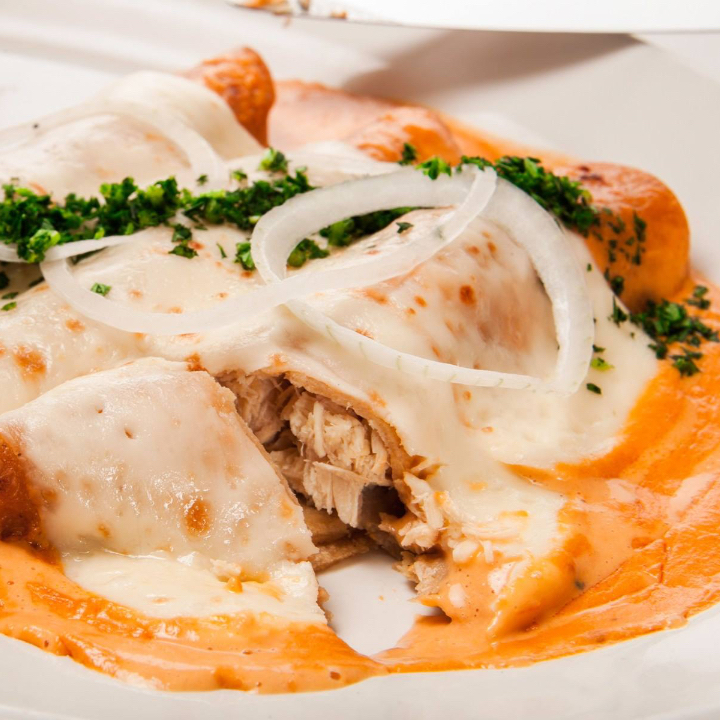 Enchiladas Suizas al Gratin