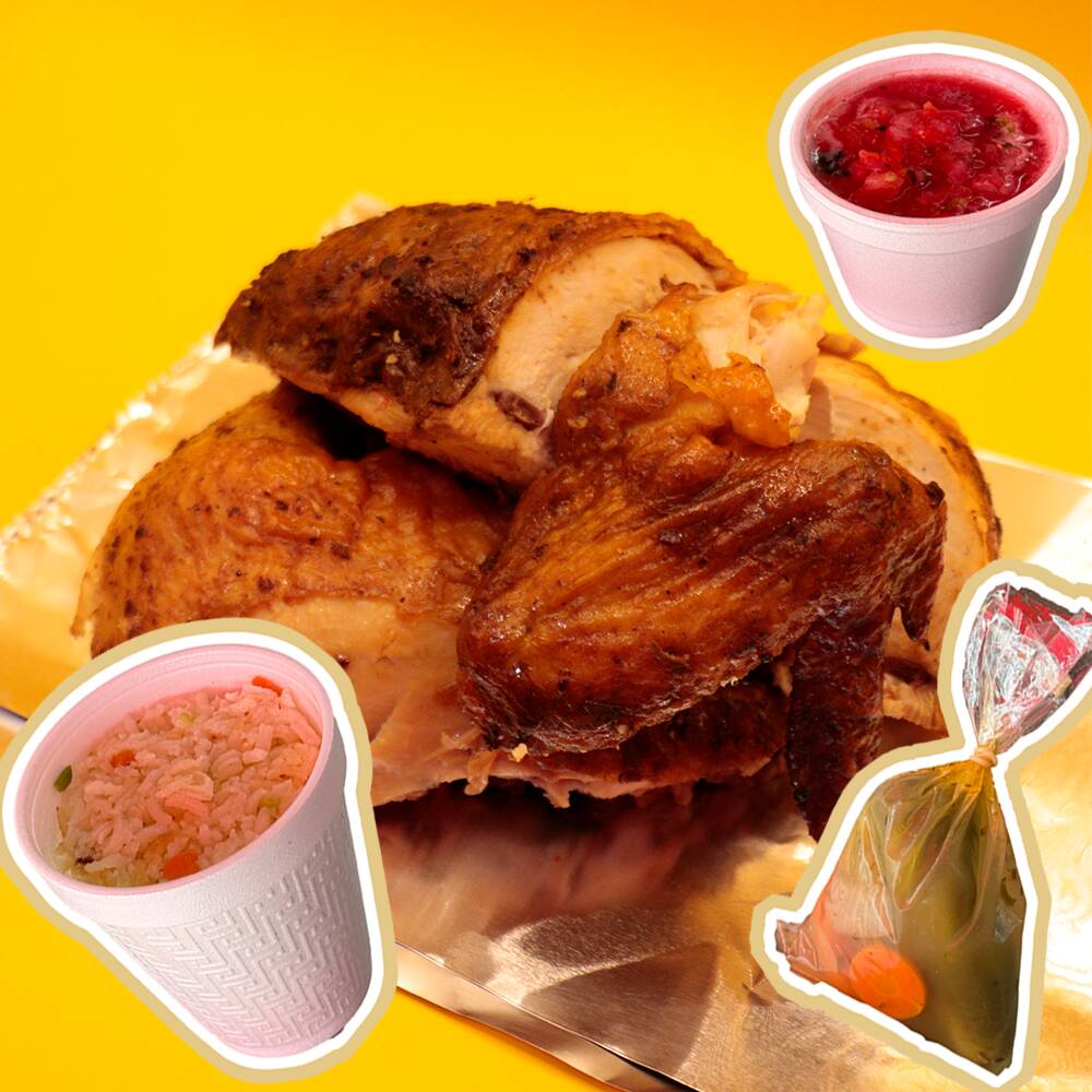 Combo Medio Pollo Con Complementos