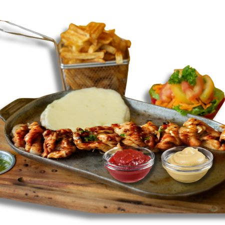 Chuzo de Pollo con Tocineta