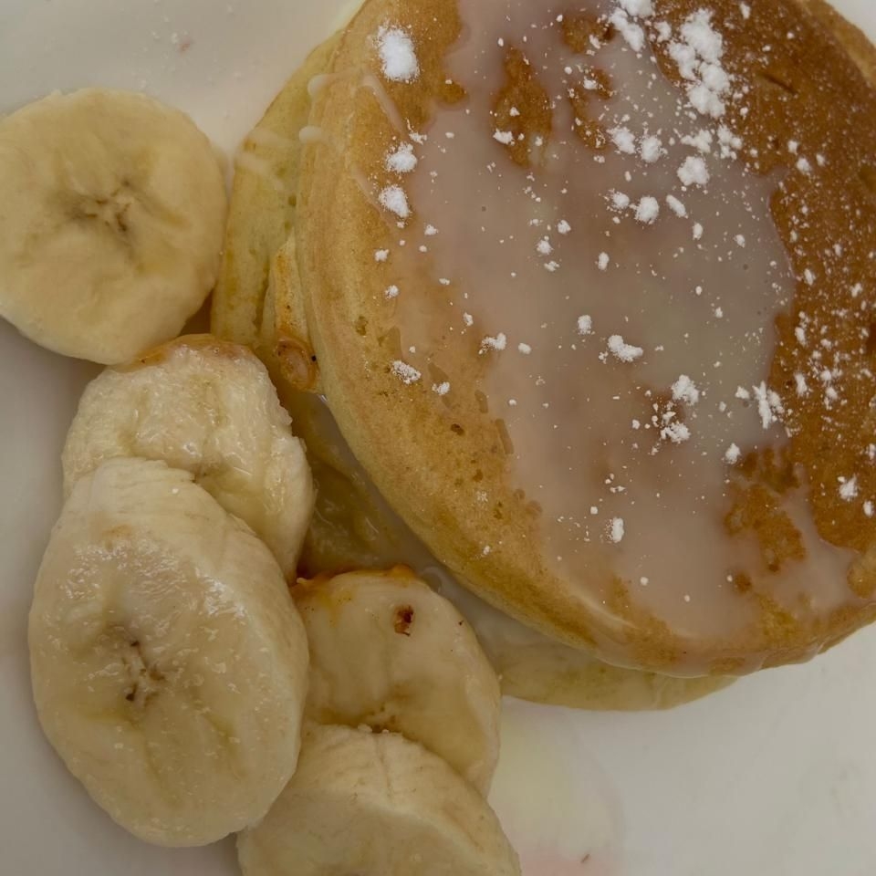 Hotcakes lechera con platano