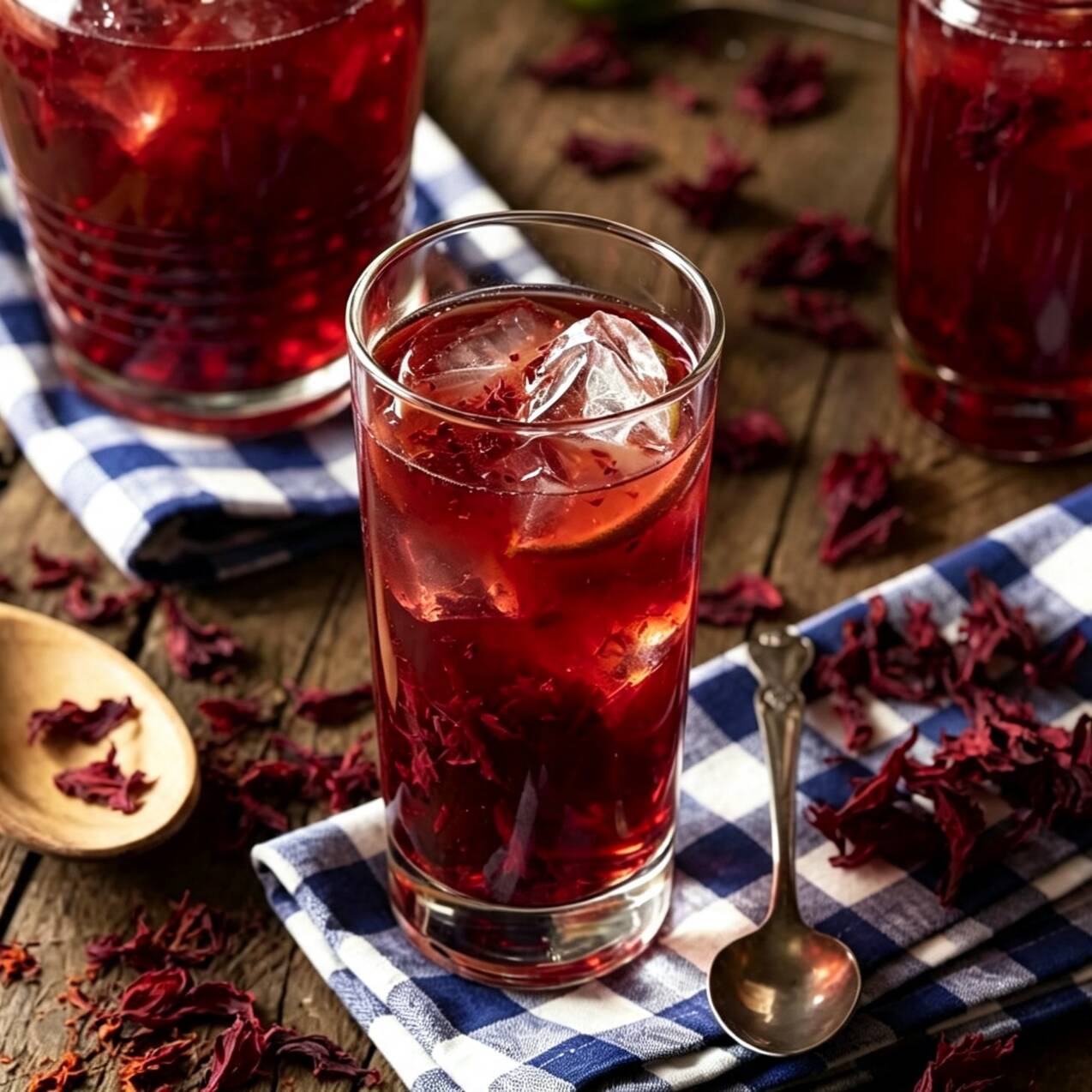 Agua de Jamaica 1 Litro