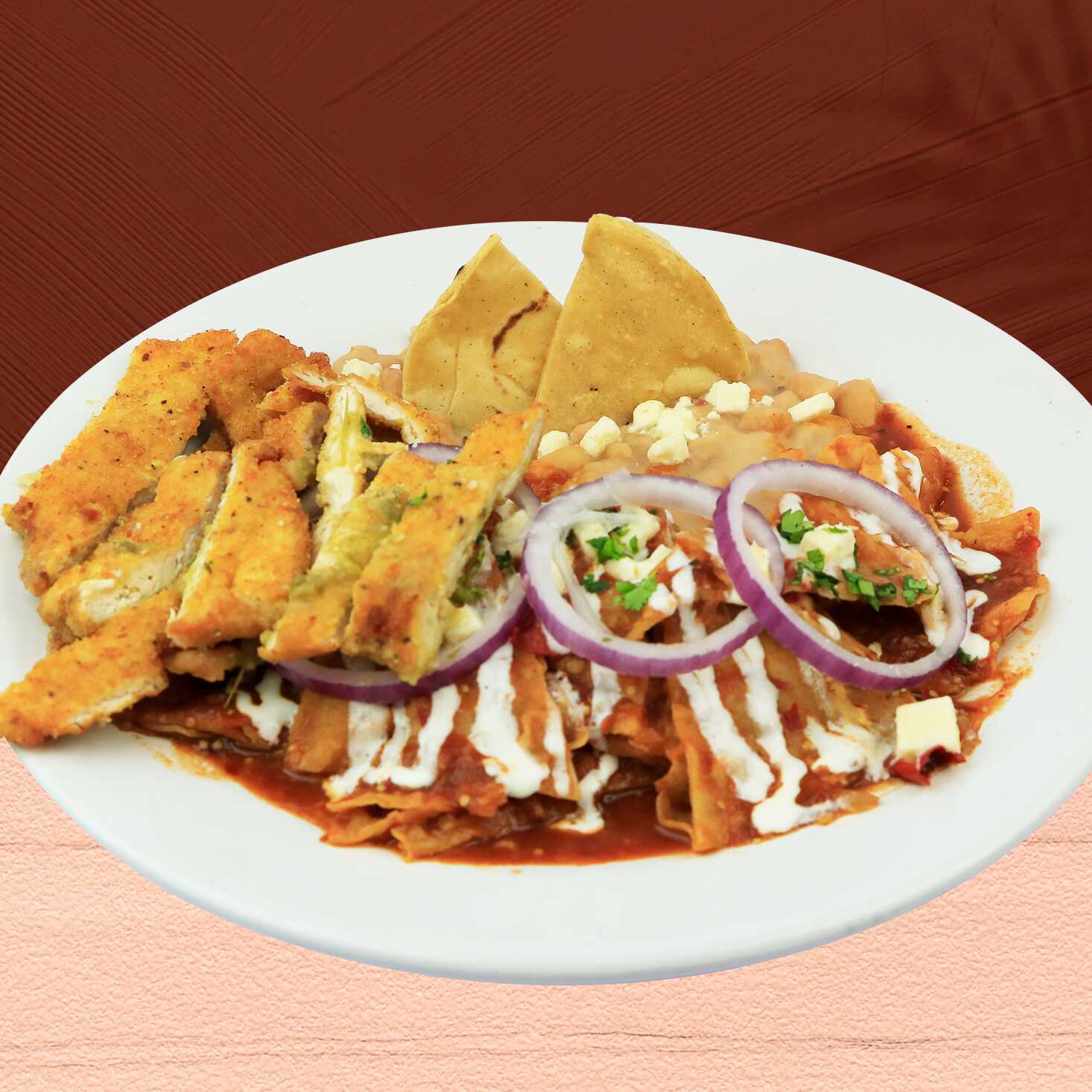 Chilaquiles con Milanesa C