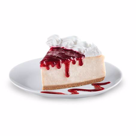 Rebanada de Cheese Cake de Zarzamora