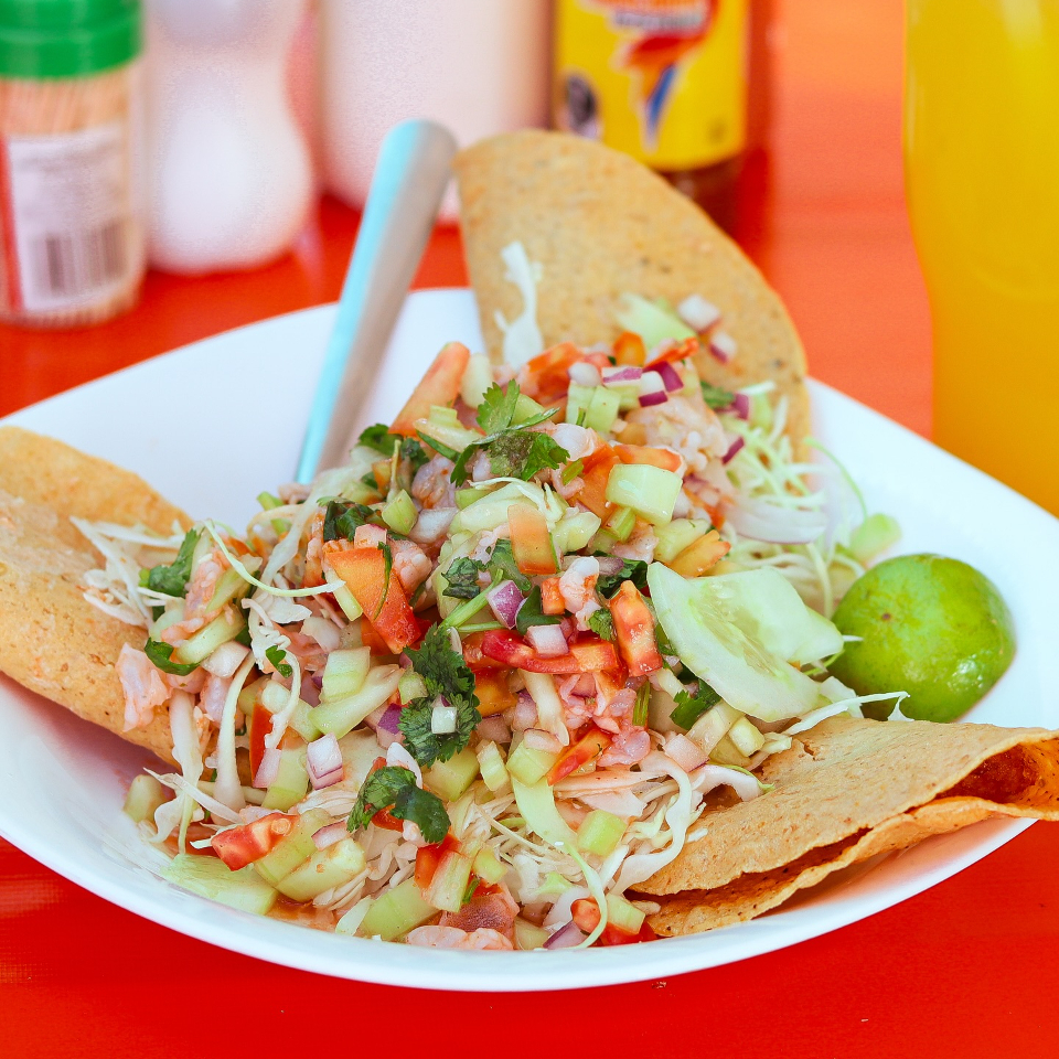 Orden de 3 con Ceviche de Camarón Curtido