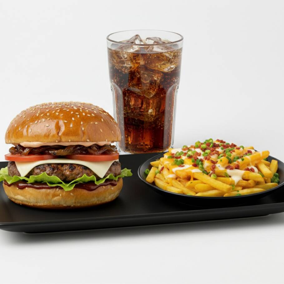 Combo Clásica + Cheese Fries + Bebida