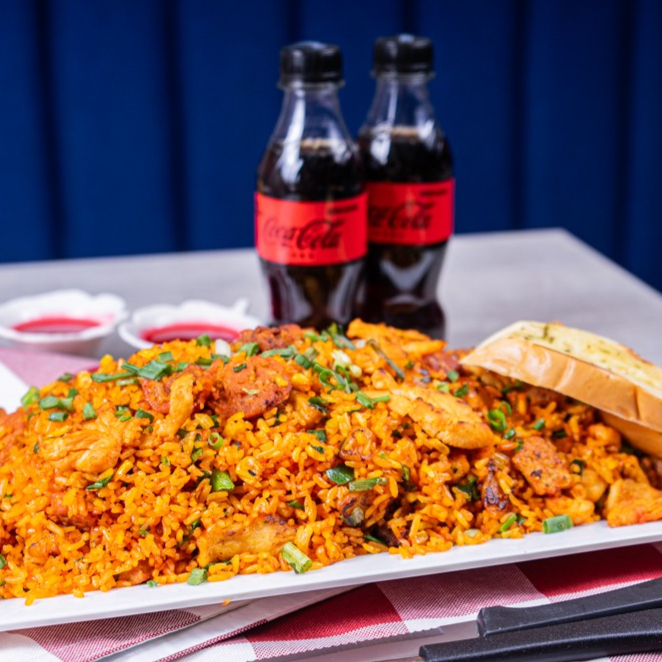 Arroz Dúo Pollo + Bebidas