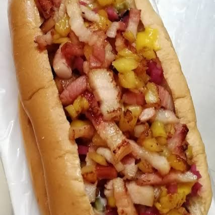 Hot Dog Jumbo Hawaiano