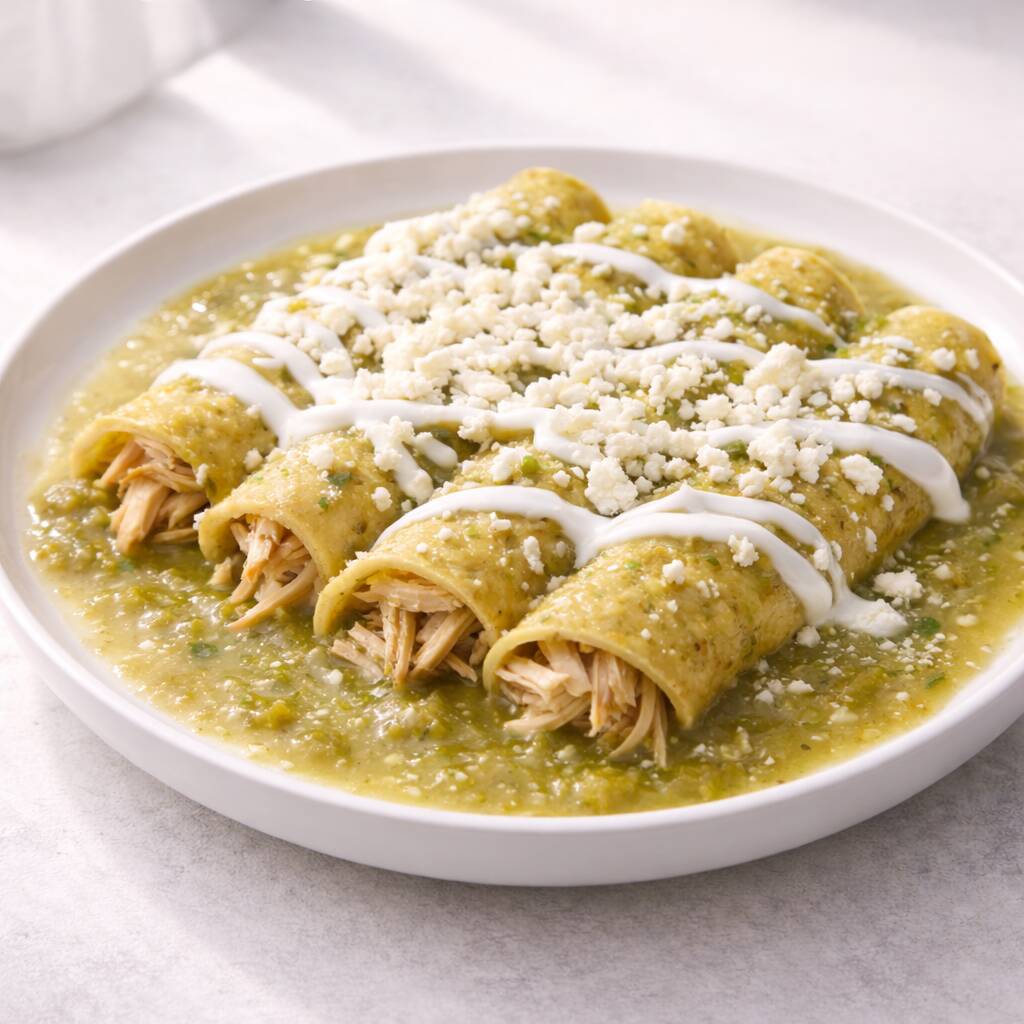 Enchiladas de Pollo (4 Pz)