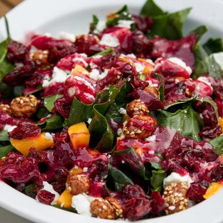 Ensalada de Espinacas con Mango
