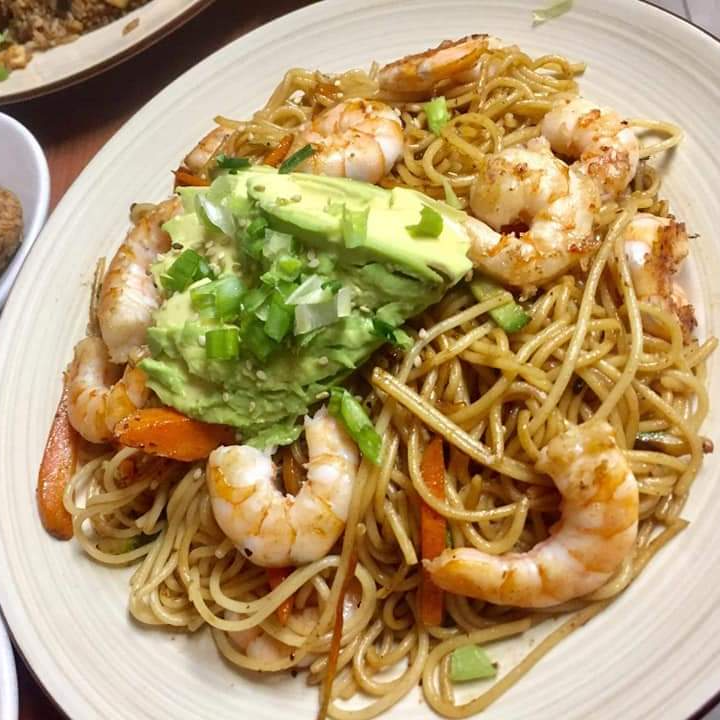 Yakisoba de Camarón