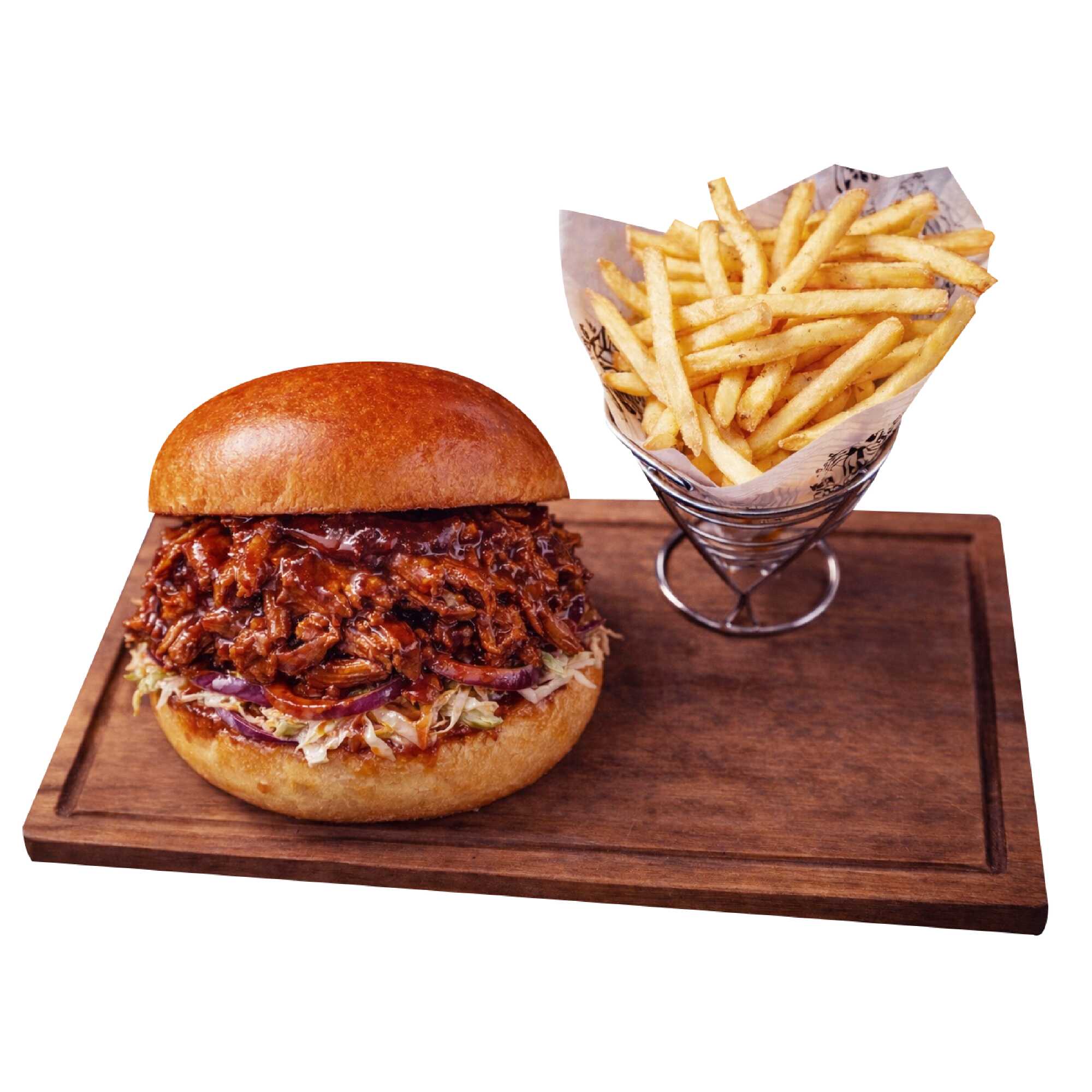 HAMBURGUESA PULLED PORK