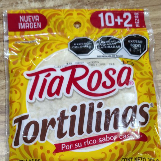Tortilinas 306g