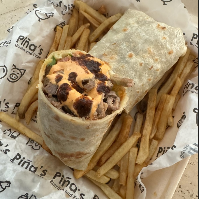 Burrito Jr+ Papas ala Francesa+ Bebida