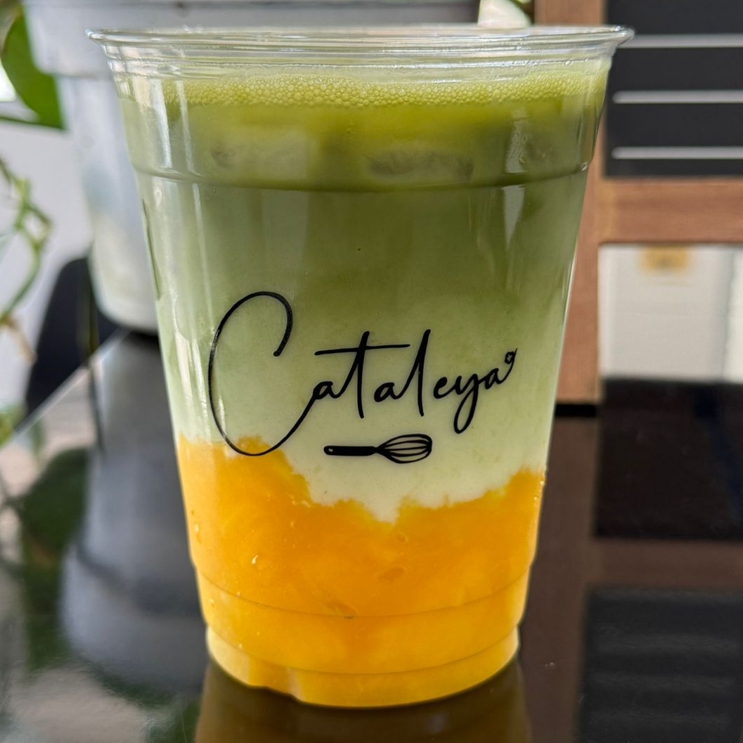 Mango Matcha latte