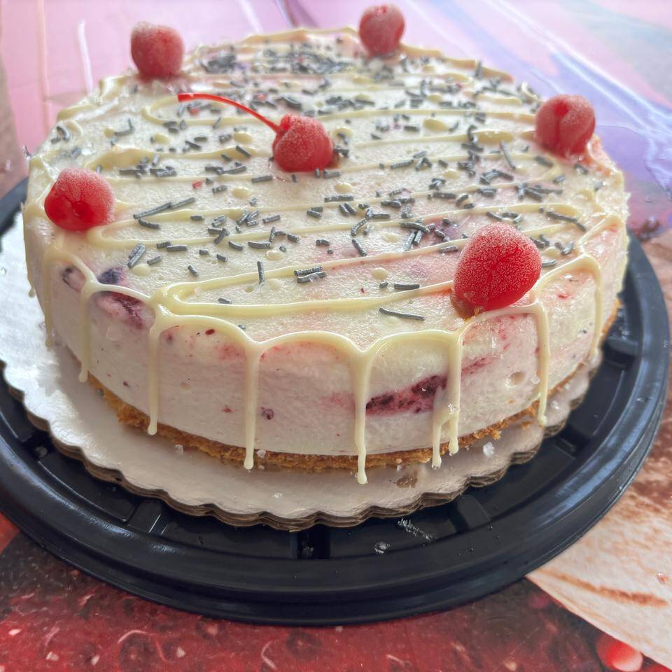 Pastel Helado Mascarpone y Frutos Rojos