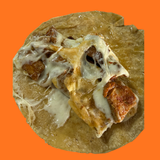 Taco de Adobada con Queso