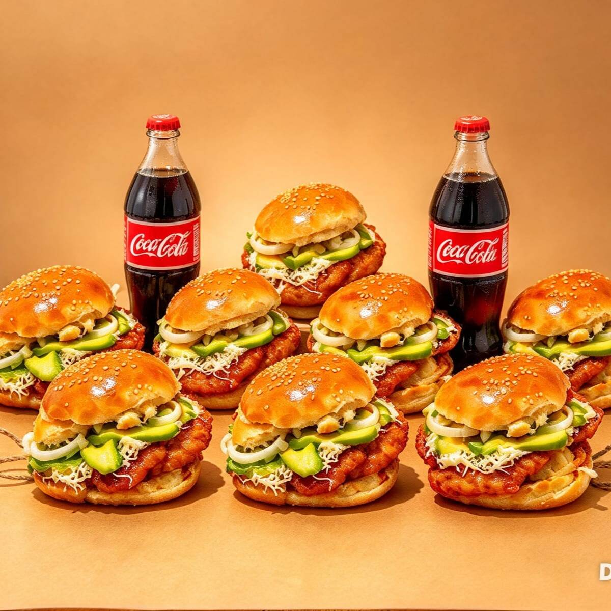 Super Combo 8 Cemitas + 1 Refresco de 3 Litros